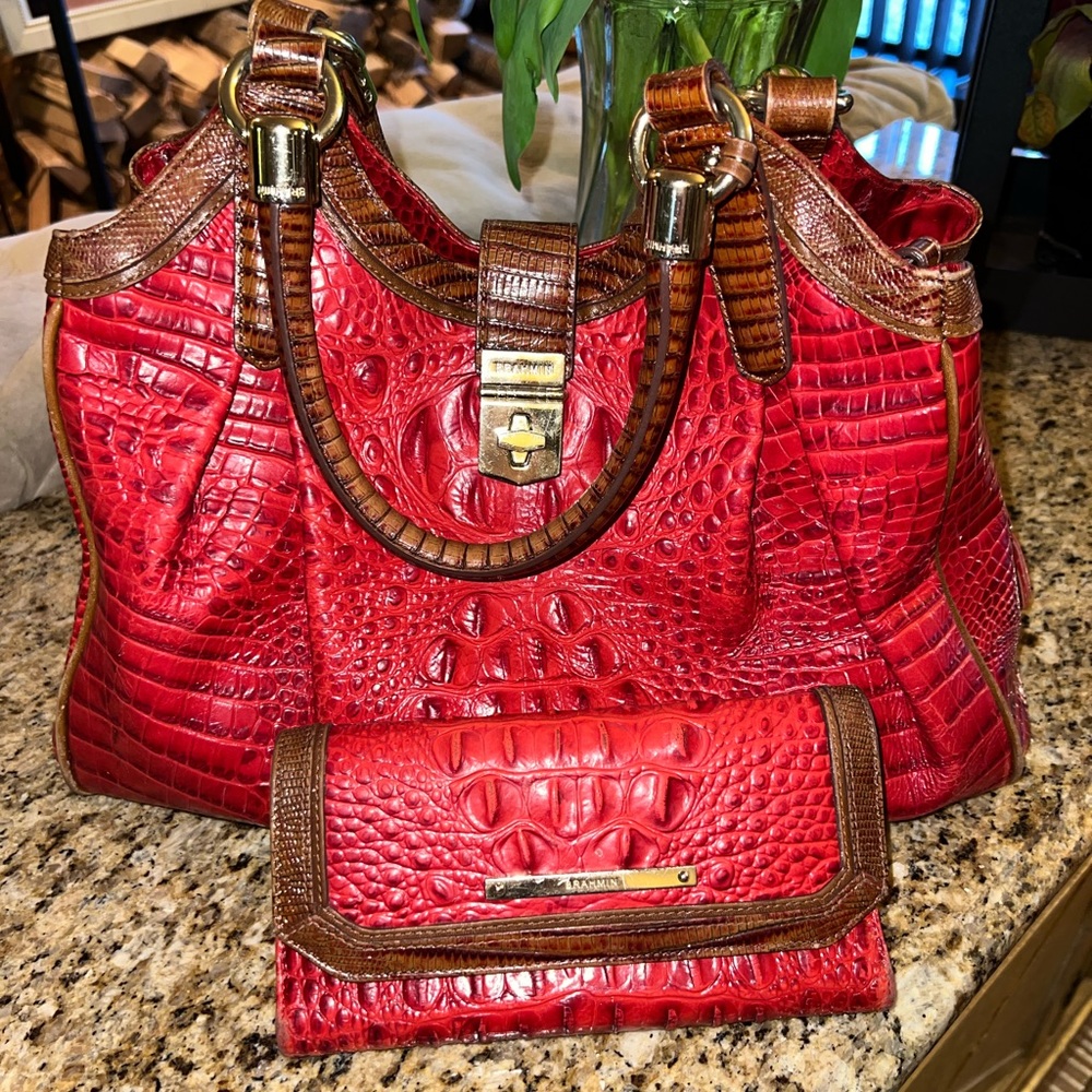 Brahmin Elisa Hobo with matching Chutney Wallet, Sold out in stores